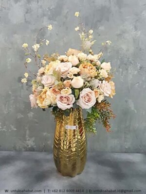 Bunga Artificial Mawar Pastel