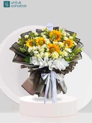 Bunga Buket Kuningan 04