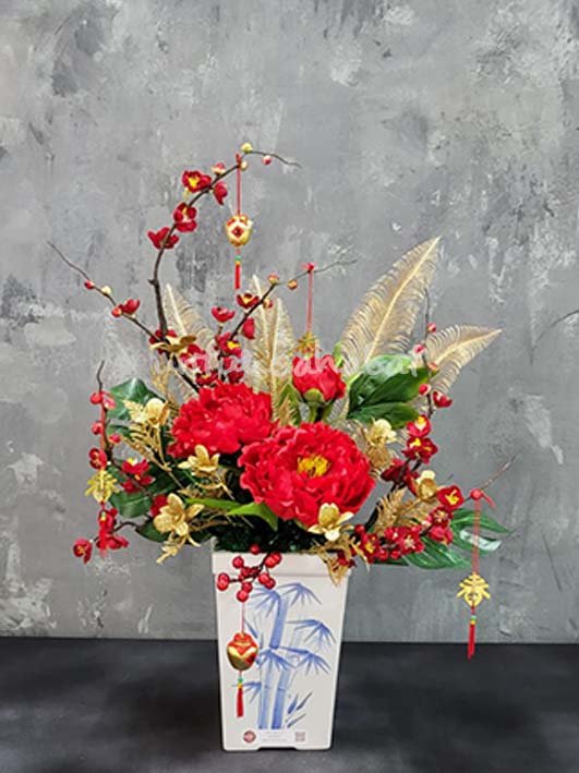 Artificial Flowers Peony CNY