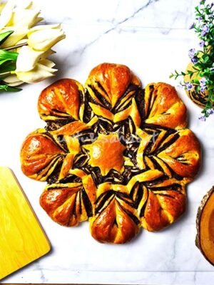 Choco Star Braids Bread