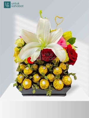 Fresh Flower Gift Box Pelaihari 4