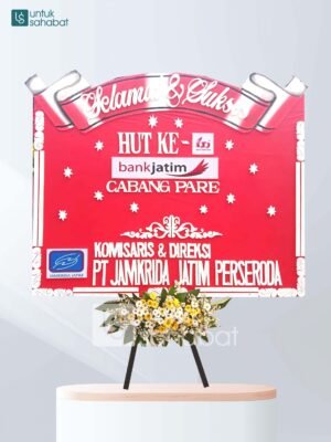 Karangan Bunga Congratulation Pare 01