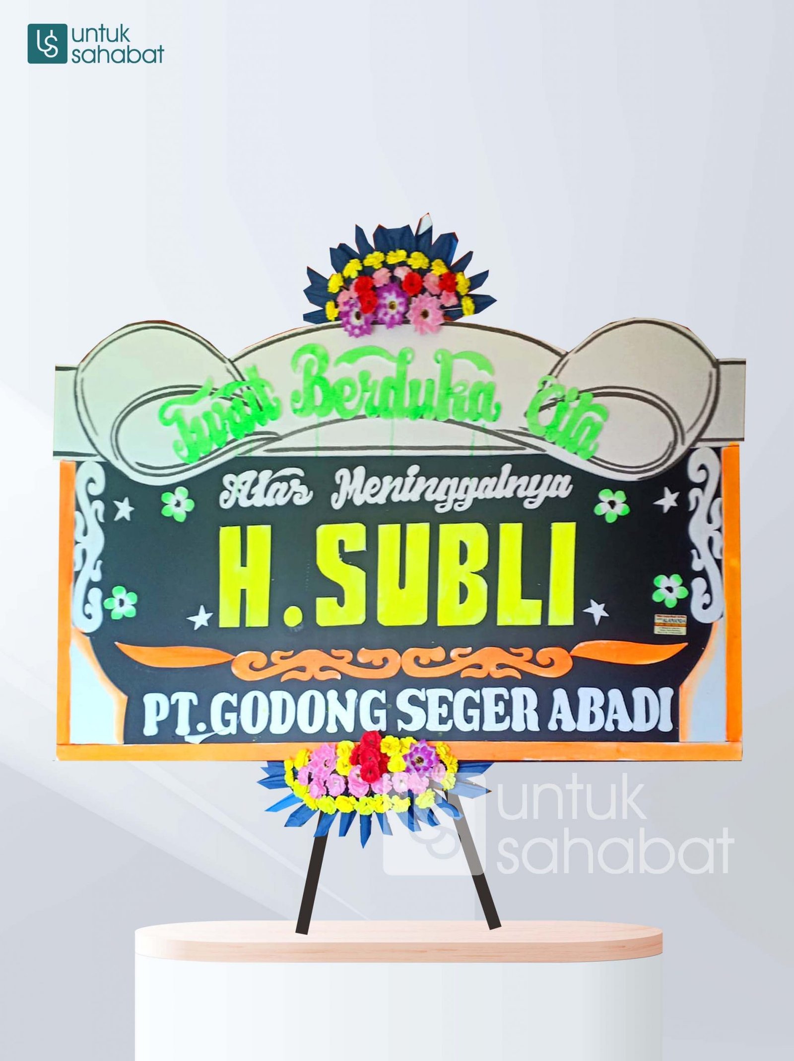 Karangan Bunga Dukacita Banjarmasin 01