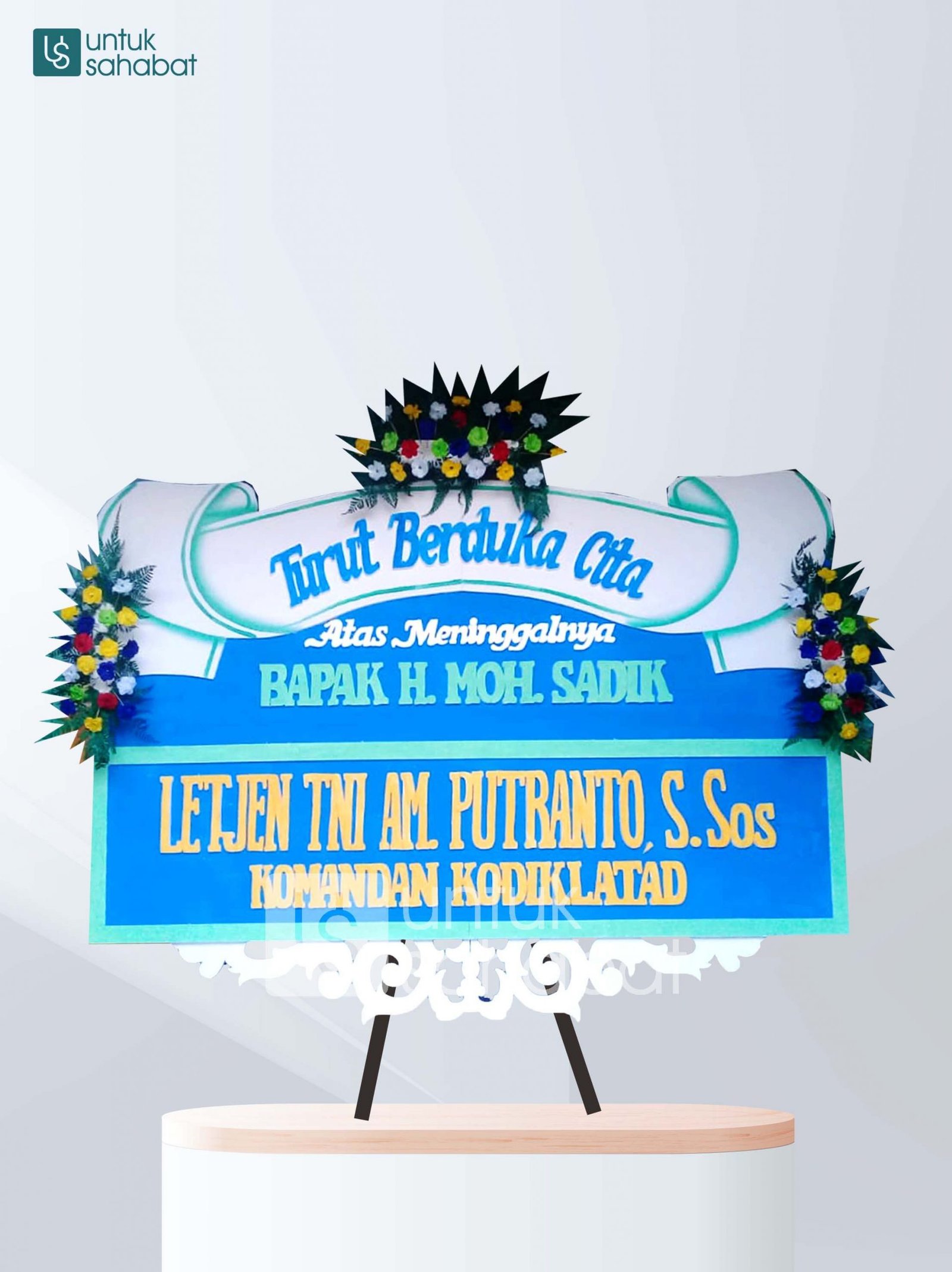 Karangan Bunga Dukacita Madura 02