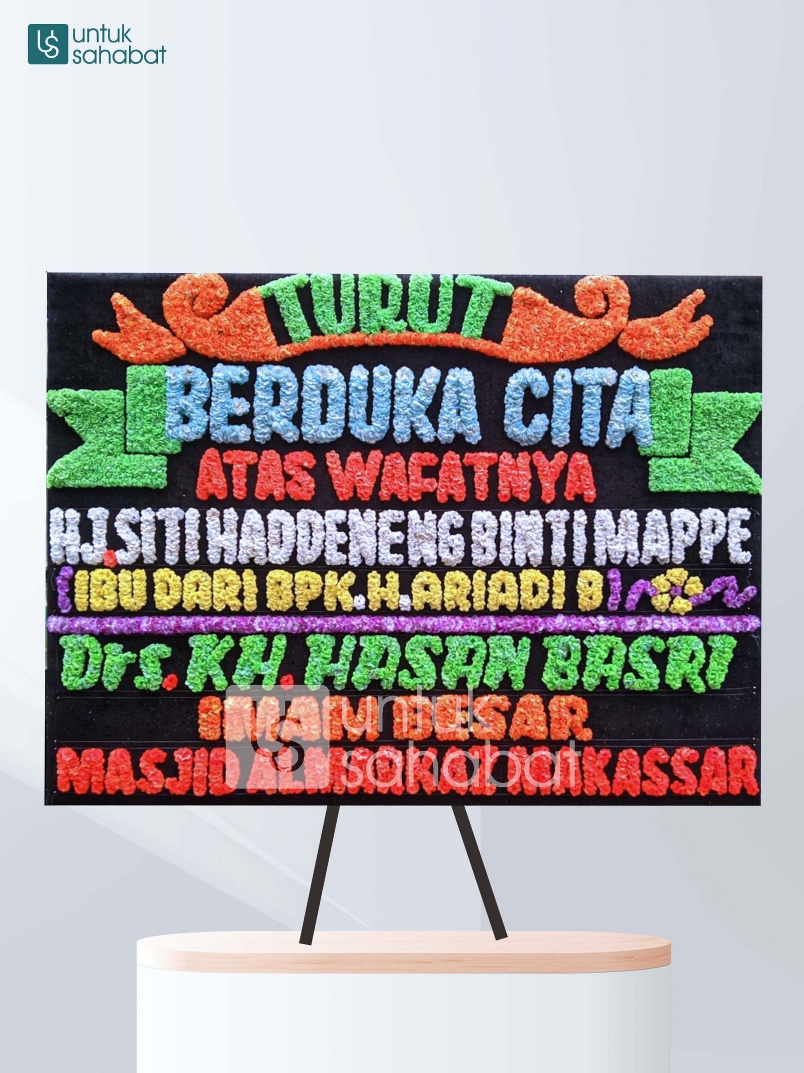 Karangan Bunga Dukacita Makassar 01