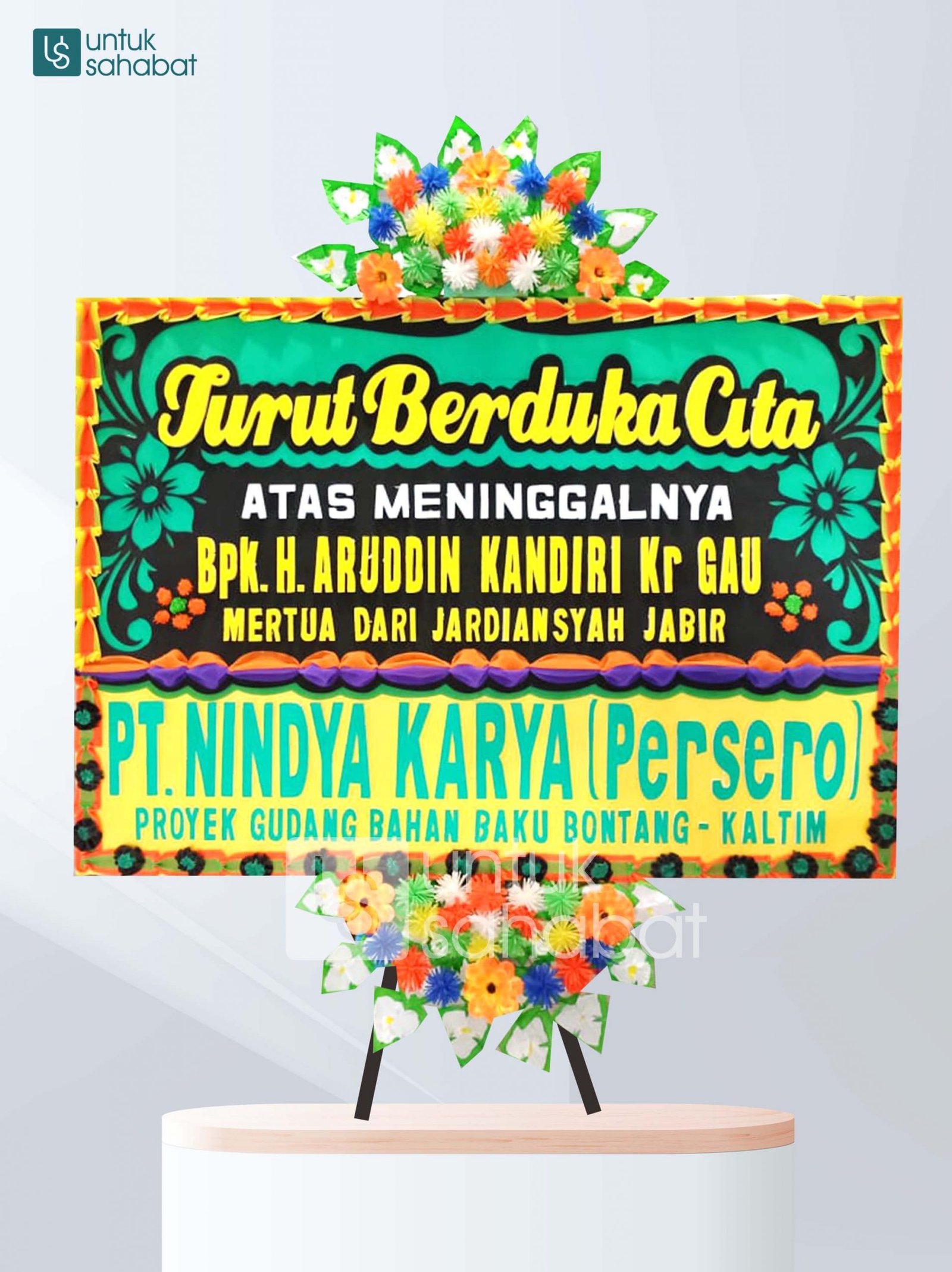 Karangan Bunga Dukacita Makassar 04