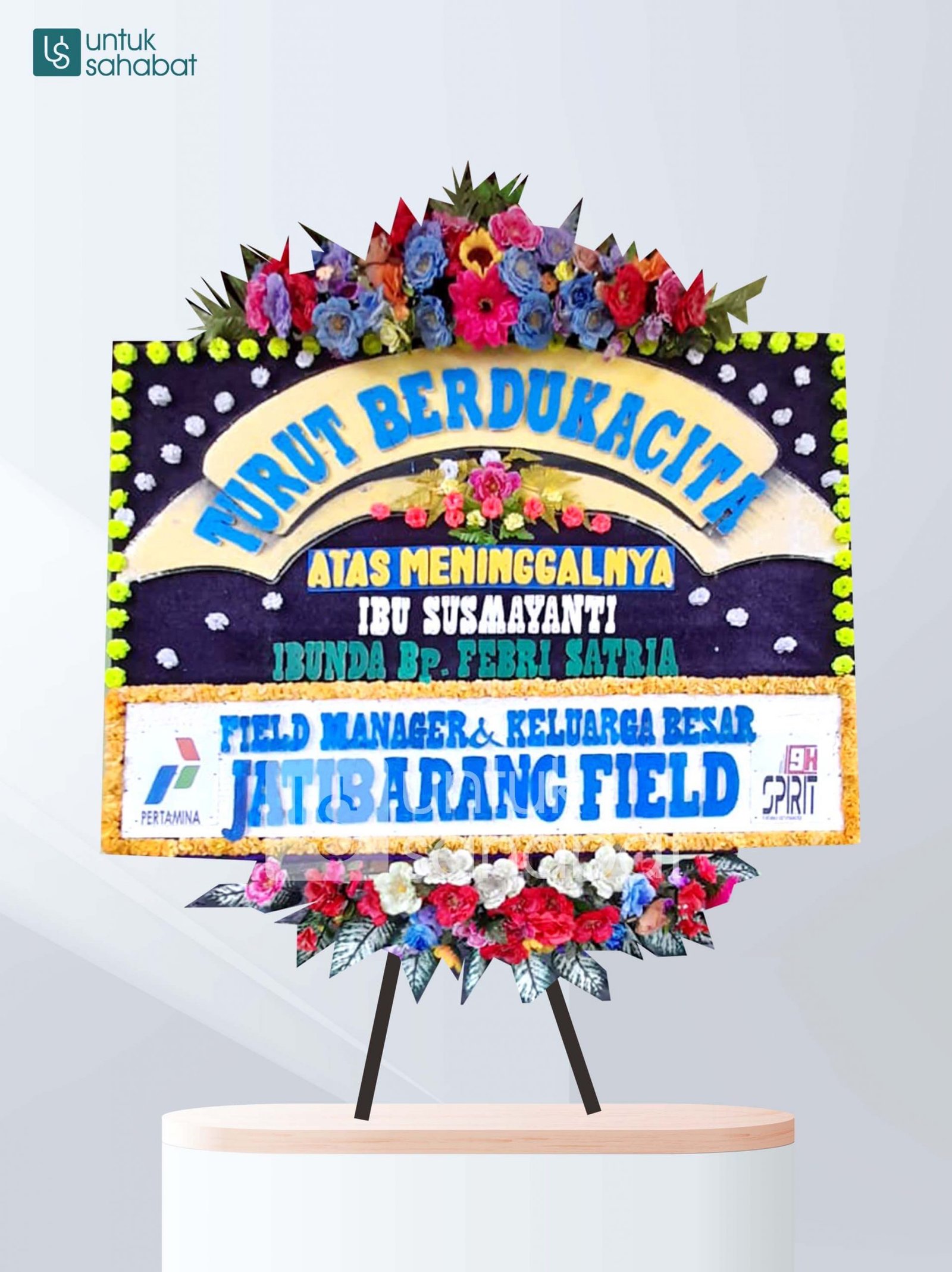 Karangan Bunga Dukacita Pekanbaru Riau 04