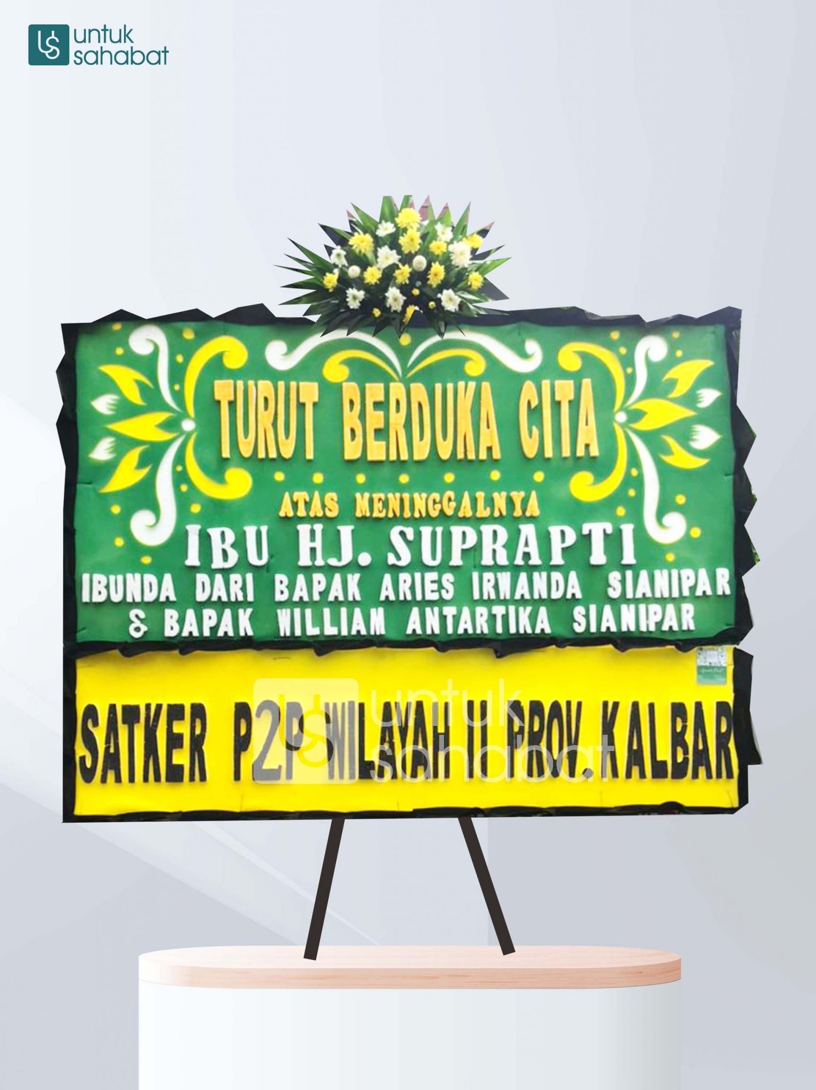 Karangan Bunga Dukacita Pontianak 03