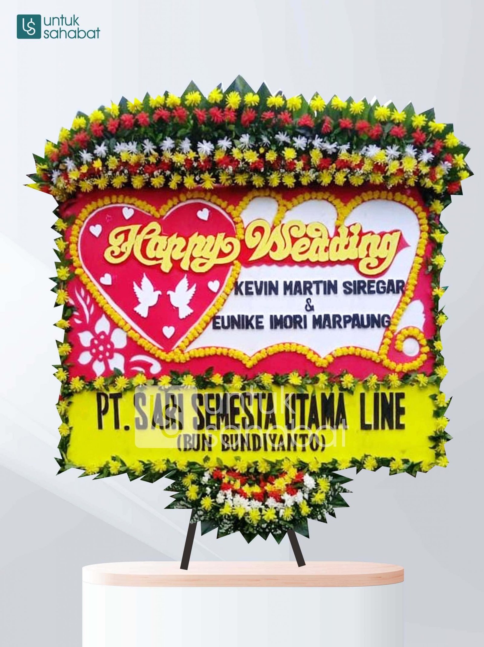 Karangan Bunga Wedding Bandung 07