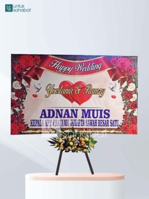 Karangan Bunga Wedding Bangka 01