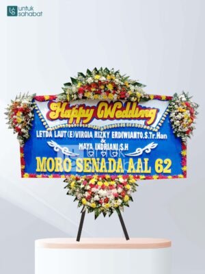 Karangan Bunga Wedding Cianjur 01