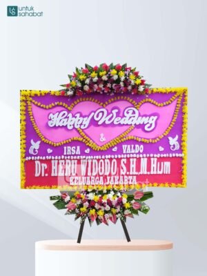 Karangan Bunga Wedding Cianjur 02