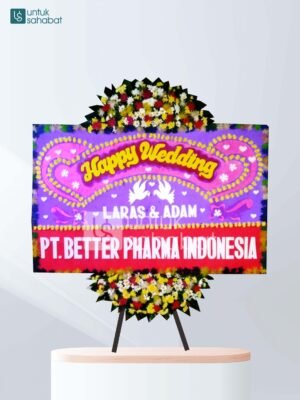 Karangan Bunga Wedding Cianjur 02