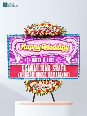 Karangan Bunga Wedding Cianjur 07