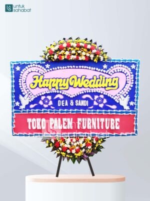 Karangan Bunga Wedding Cianjur 08