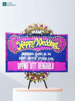 Karangan Bunga Wedding Cipanas 01