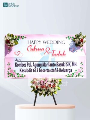 Karangan Bunga Wedding Denpasar Bali 01
