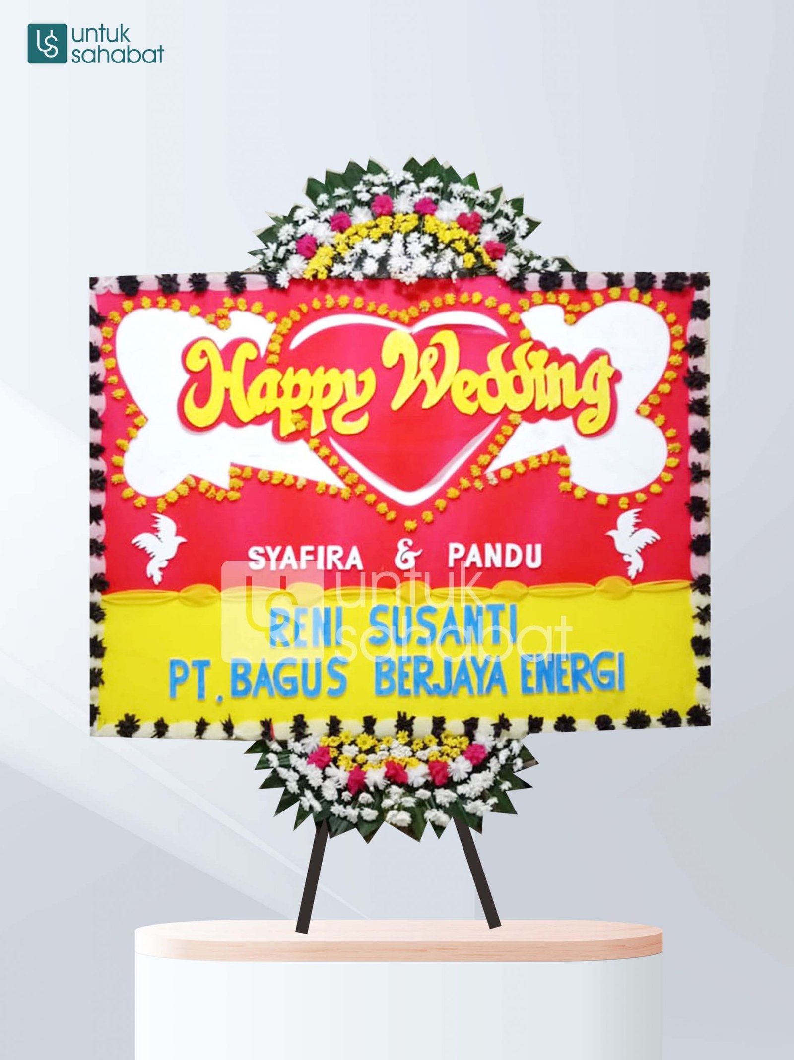 Karangan Bunga Wedding Depok 01