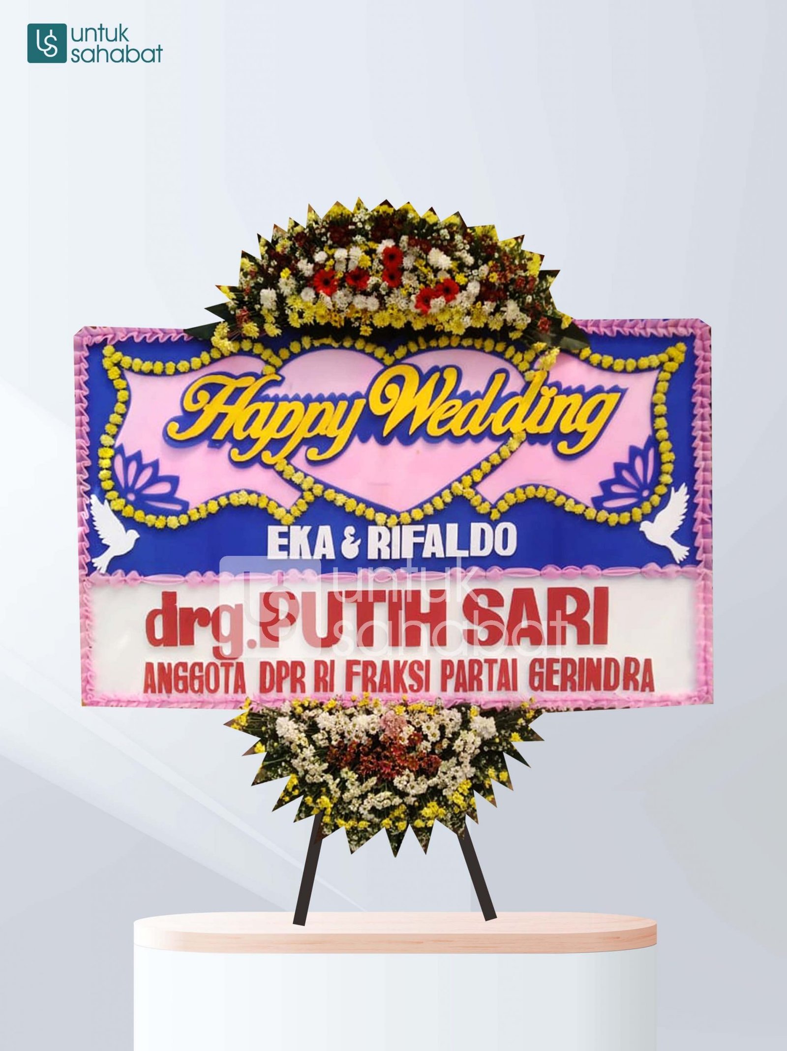 Karangan Bunga Wedding Karawang 01