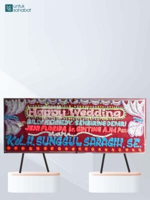 Karangan Bunga Wedding Karo 01