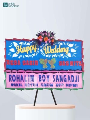 Karangan Bunga Wedding Kendari 01