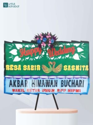 Karangan Bunga Wedding Kendari 02