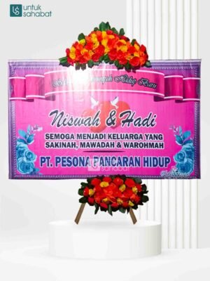 Karangan Bunga Wedding Lamongan 3