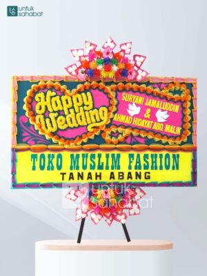 Karangan Bunga Wedding Makassar 02