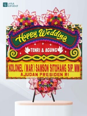 Karangan Bunga Wedding Makassar 03