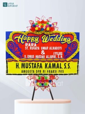 Karangan Bunga Wedding Makassar 04