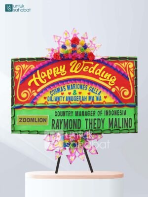 Karangan Bunga Wedding Makassar 05