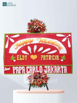 Karangan Bunga Wedding Manado 01
