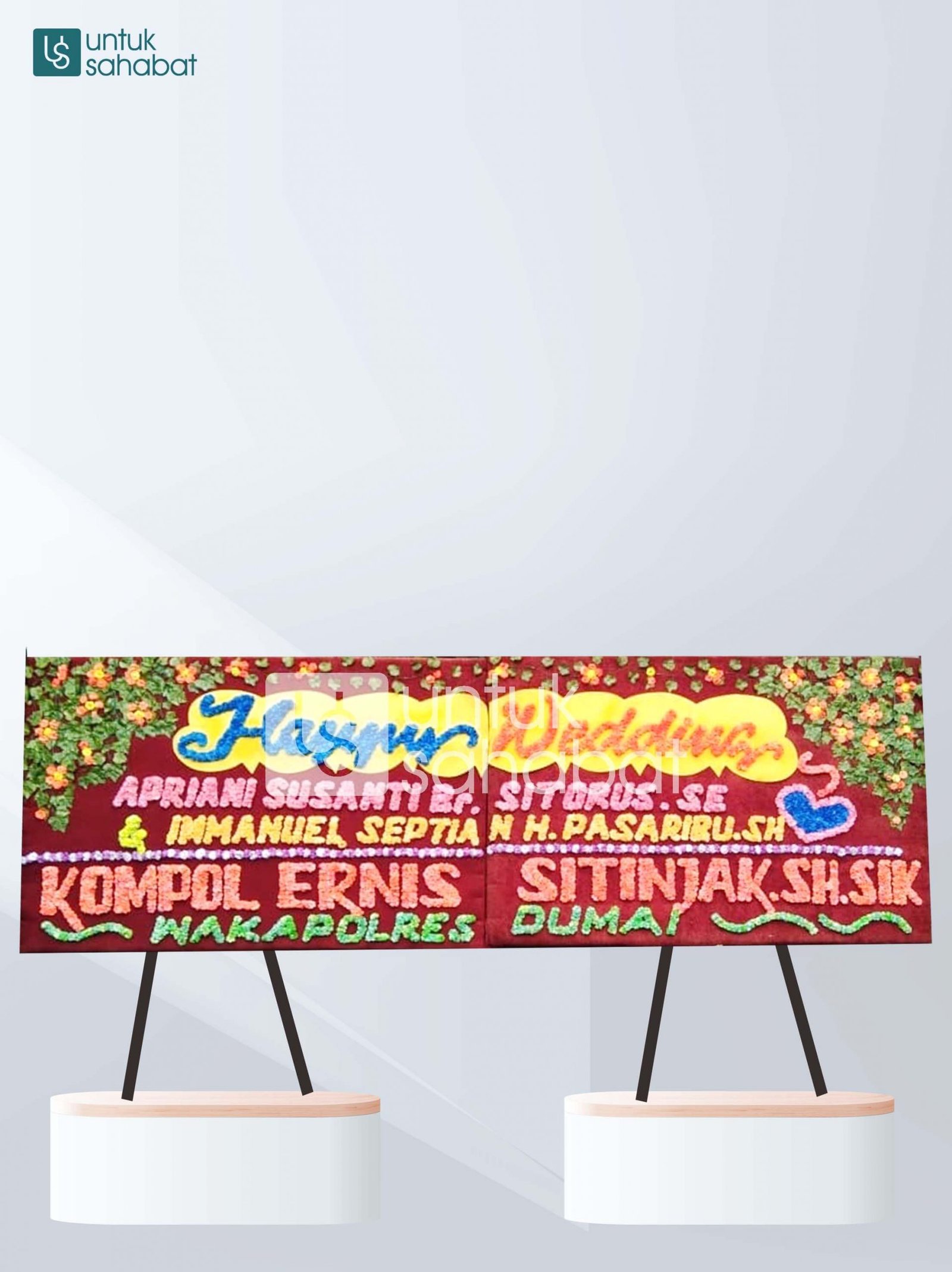 Karangan Bunga Wedding Medan 01