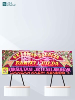 Karangan Bunga Wedding Medan 04