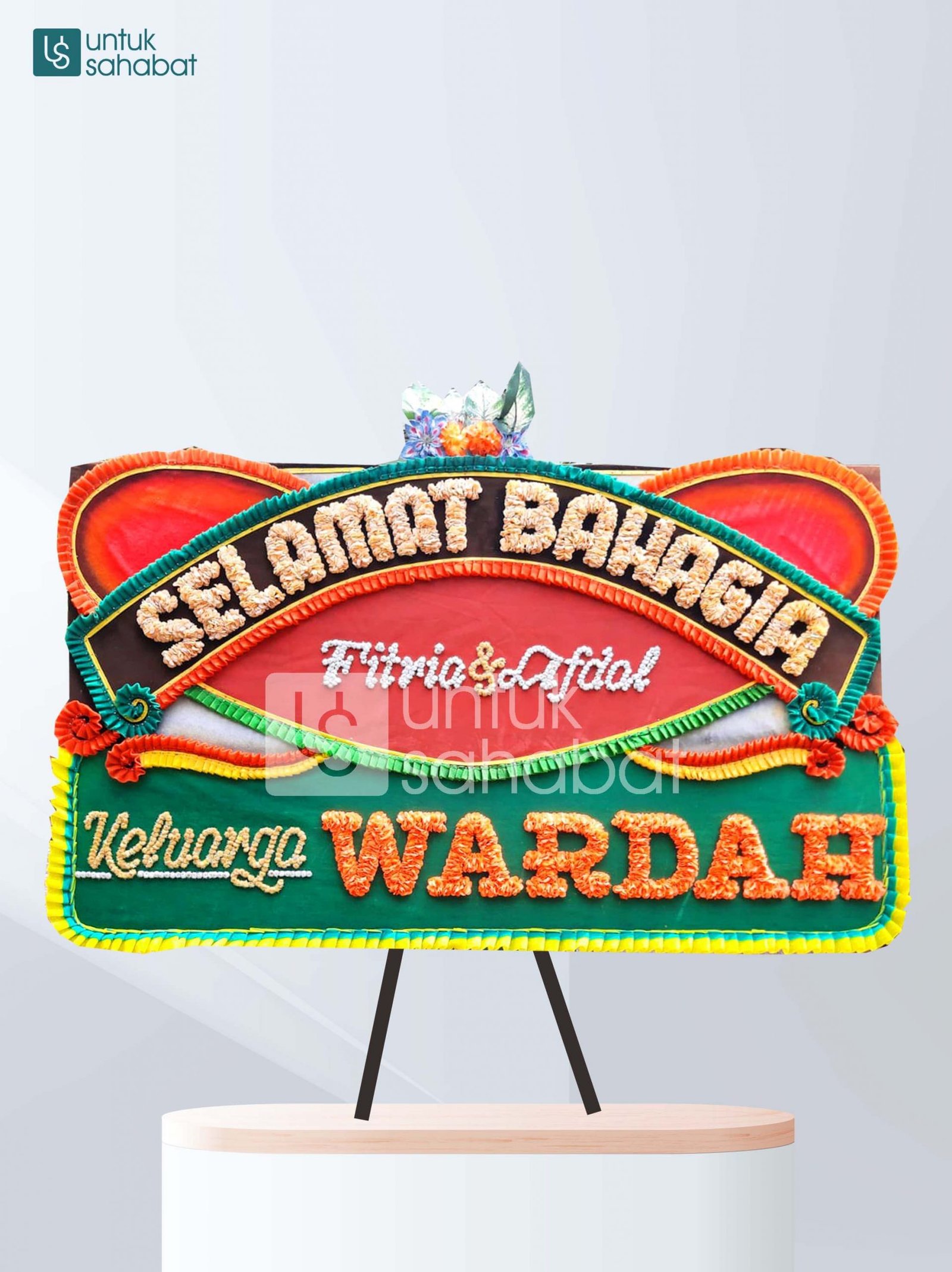 Karangan Bunga Wedding Padang 01