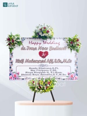 Karangan Bunga Wedding Palangkaraya 01