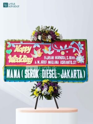 Karangan Bunga Wedding Palembang 04