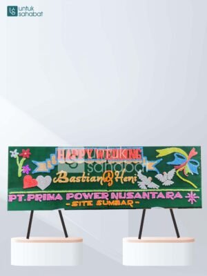 Karangan Bunga Wedding Palembang 06