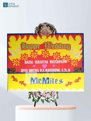 Karangan Bunga Wedding Pangkal Pinang 01