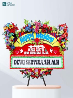 Karangan Bunga Wedding Pekanbaru Riau 01
