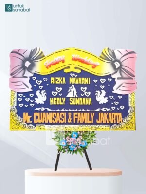 Karangan Bunga Wedding Samarinda 03