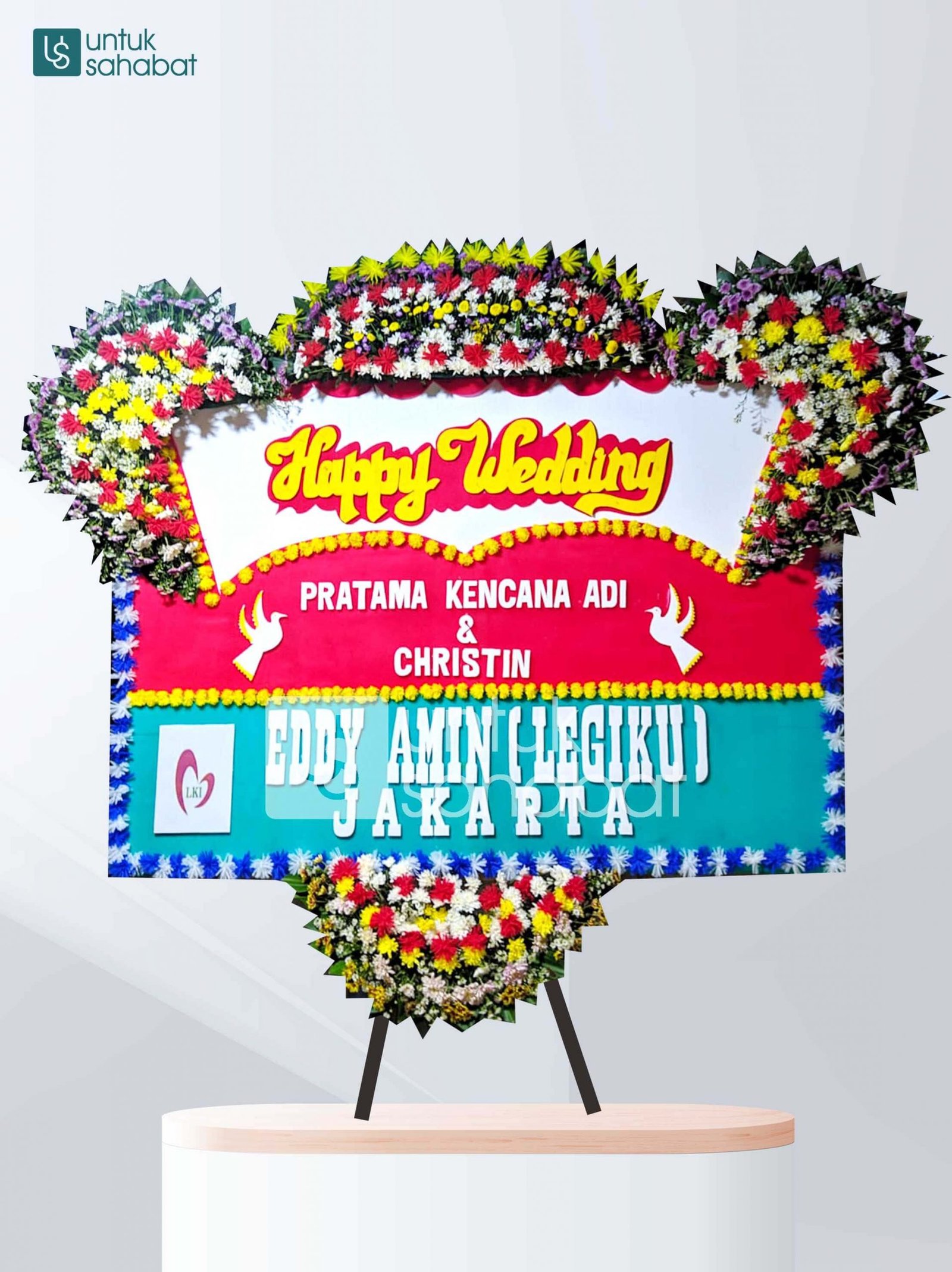 Karangan Bunga Wedding Serang Banten 01