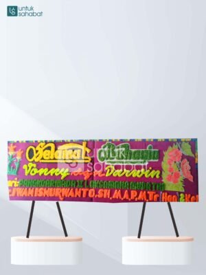 Karangan Bunga Wedding Siak 01