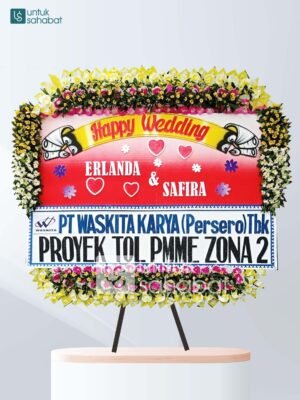 Karangan Bunga Wedding Solo 04