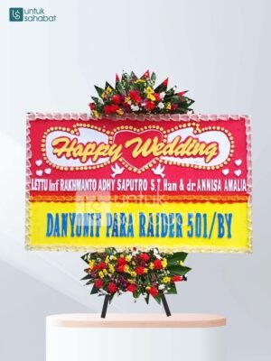 Karangan Bunga Wedding Sukabumi 01