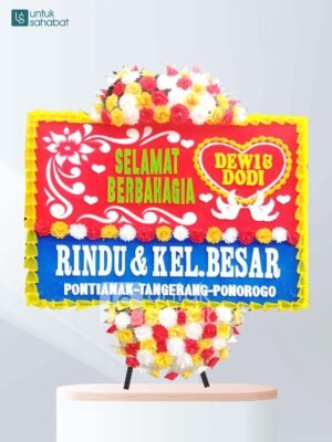 Karangan Bunga Wedding Tegal 02