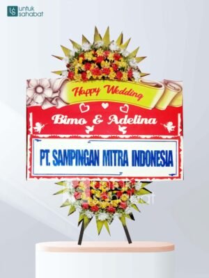 Karangan Bunga Wedding Wonosobo 01