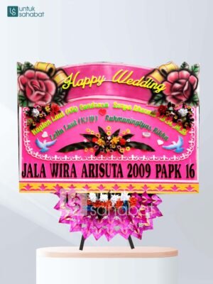 Karangan Bunga Wedding Purwodadi 01