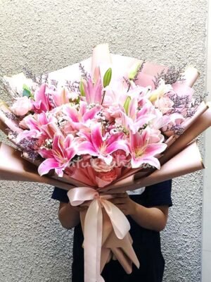 Blissful Mixed Lilies