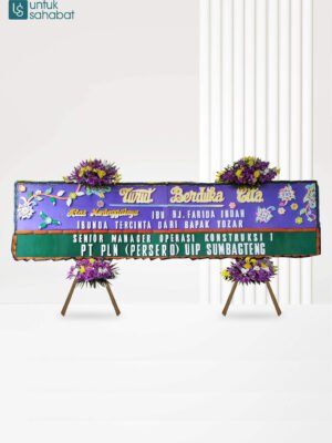 Papan Bunga Duka Premium Palembang 1